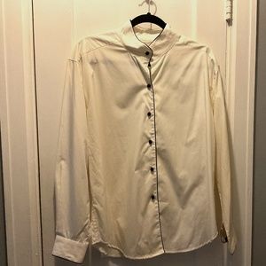 Talbots Dress Blouse , cream color, Size 14